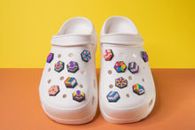 Load image into Gallery viewer, Pansexual Pride Crocs Shoe Charms
