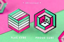 Load image into Gallery viewer, Abrosexual Flag - Proud Cube Pin