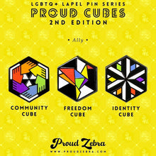 Load image into Gallery viewer, Ally 2nd Edition Proud Cube set, Community Cube, Freedom Cube, Identity Cube