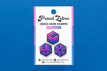 Load image into Gallery viewer, Bisexual Pride Crocs Shoe Charms