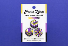 Load image into Gallery viewer, Non-Binary Pride Crocs Shoe Charms
