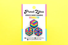 Load image into Gallery viewer, Pansexual Pride Crocs Shoe Charms