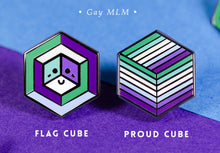 Load image into Gallery viewer, Gay MLM 1st Edition Proud Cube set, Signature Cube, Flag Cube