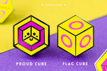 Load image into Gallery viewer, Intersex 1st Edition Proud Cube set, Signature Cube, Flag Cube