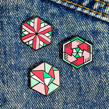 Load image into Gallery viewer, Community, Freedom & Identity Cube Pin Set (3 Pins)