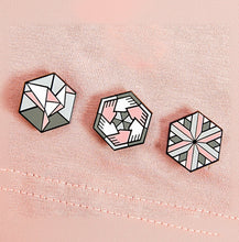Load image into Gallery viewer, Community, Freedom & Identity Cube Pin Set (3 Pins)