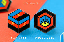 Load image into Gallery viewer, Polyamory 1st Edition Proud Cube set, Signature Cube, Flag Cube