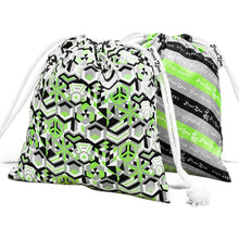 Load image into Gallery viewer, Agender Pride Flag Drawstring Bag on clean white background by Proud Zebra
