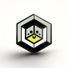 Load image into Gallery viewer, Agender Flag - Proud Cube Pin - main product photo on white background
