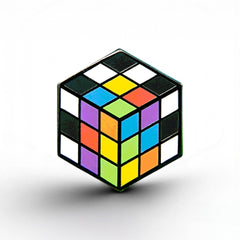Ally Flag - Rubik's Cube Pin