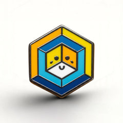 Aroace Flag - Proud Cube Pin