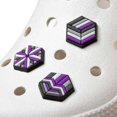 Asexual Pride Crocs Shoe Charms