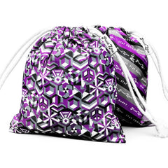 Asexual Pride Flag Drawstring Bag