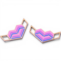 Bisexual Pride Flag Love Lace Locks