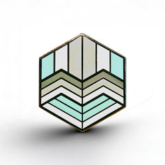 Demiboy Flag - Love Cube Pin