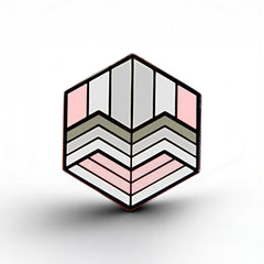 Demigirl Flag - Love Cube Pin