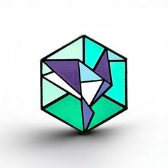Gay MLM Flag - Freedom Cube Pin