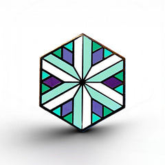 Gay MLM Flag - Identity Cube Pin