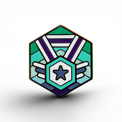Gay MLM Flag - Medal Cube Pin
