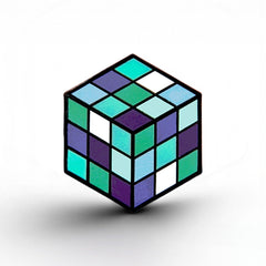 Gay MLM Flag - Rubik's Cube Pin