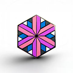 Genderfluid Flag - Identity Cube Pin