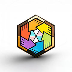 Inclusive Flag - Community Cube Pin
