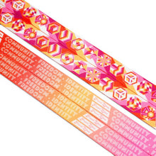 Load image into Gallery viewer, Lesbian Pride Lanyard on clean white background by Proud Zebra