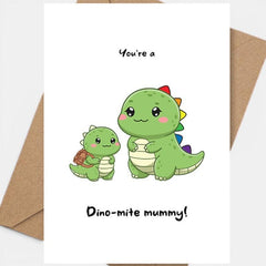 Parenthood: Dino-mite Mummy - LGBTQ+ Greeting Cards