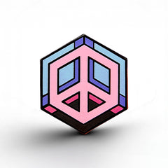 Omnisexual Flag - Peace Cube Pin