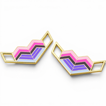 Load image into Gallery viewer, Omnisexual Pride Flag Love Lace Locks - main product photo on white background