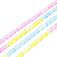 Load image into Gallery viewer, Pansexual Pastel Shoelaces — flat lay