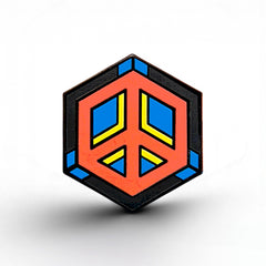 Polyamory Flag - Peace Cube Pin