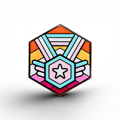 Trans Lesbian Pride - Medal Cube Pin