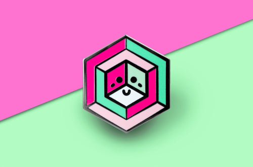 Abrosexual Flag - Proud Cube Pin