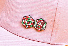 Load image into Gallery viewer, Abrosexual Flag - Rubik's Cube Pin-Pride Pin-ABRO_ED3