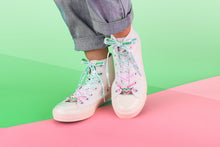 Load image into Gallery viewer, Abrosexual Pride Flag White Shoelaces-Pride Shoelaces-LLSL_SLWH_ABRO_45IN