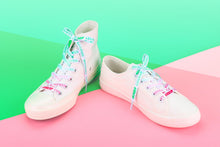 Load image into Gallery viewer, Abrosexual Pride Flag White Shoelaces-Pride Shoelaces-SLWH_ABRO_45IN