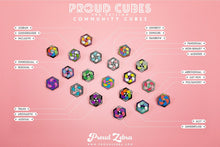 Load image into Gallery viewer, Agender Flag - Community Cube Pin-Pride Pin-PCCC_AGEN