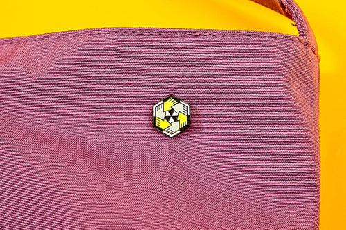 Agender Flag - Community Cube Pin
