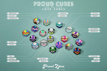 Load image into Gallery viewer, Agender Flag - Love Cube Pin-Pride Pin-PCHC_AGEN
