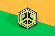 Load image into Gallery viewer, Agender Flag - Peace Cube Pin-Pride Pin-PCZC_AGEN_2
