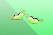 Load image into Gallery viewer, Agender Pride Flag Love Lace Locks-Pride Lace Locks-LLHC_AGEN