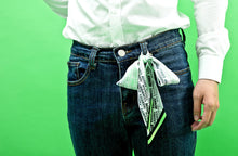 Load image into Gallery viewer, Agender Pride Flag Twilly Scarf-Pride Twilly-TS_AGEN