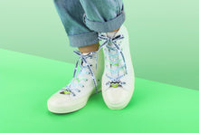 Load image into Gallery viewer, Agender Pride Flag White Shoelaces-Pride Shoelaces-LLSL_SLWH_AGEN_45IN
