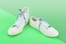Load image into Gallery viewer, Agender Pride Flag White Shoelaces-Pride Shoelaces-SLWH_AGEN_45IN