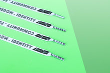 Load image into Gallery viewer, Agender Pride Flag White Shoelaces-Pride Shoelaces-SLWH_AGEN_45IN