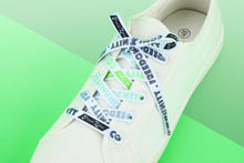Load image into Gallery viewer, Agender Pride Flag White Shoelaces-Pride Shoelaces-SLWH_AGEN_45IN