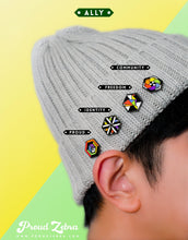 Load image into Gallery viewer, Ally Flag - Freedom Cube Pin-Pride Pin-PCBC_ALLY