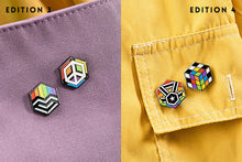 Load image into Gallery viewer, Ally Flag - Love Cube Pin-Pride Pin-ALLY_ED3+4