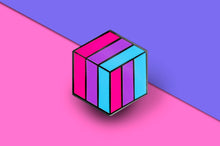 Load image into Gallery viewer, Androgyny Flag - Flag Cube Pin-Pride Pin-PCFC_ANDR